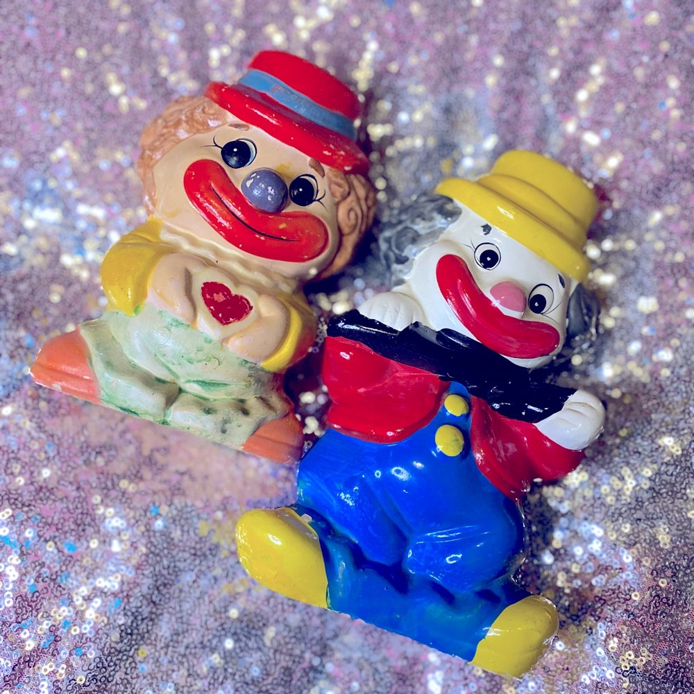 Vintage clown banks